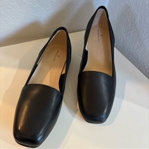 Bandolino Women's Liberty Loafer Black Size 10.5 Square Toe Flats